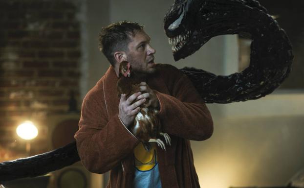 Tom Hardy en 'Venom: Habrá matanza'.