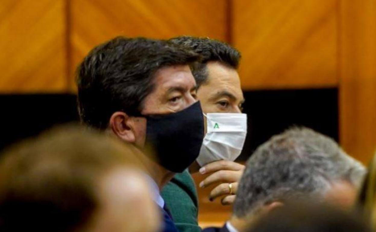 Sesión de control al Gobierno de la Junta en el Parlamento Andaluz