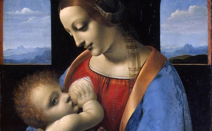 'La Virgen y el niño' (c. 1490), Leonardo da Vinci.