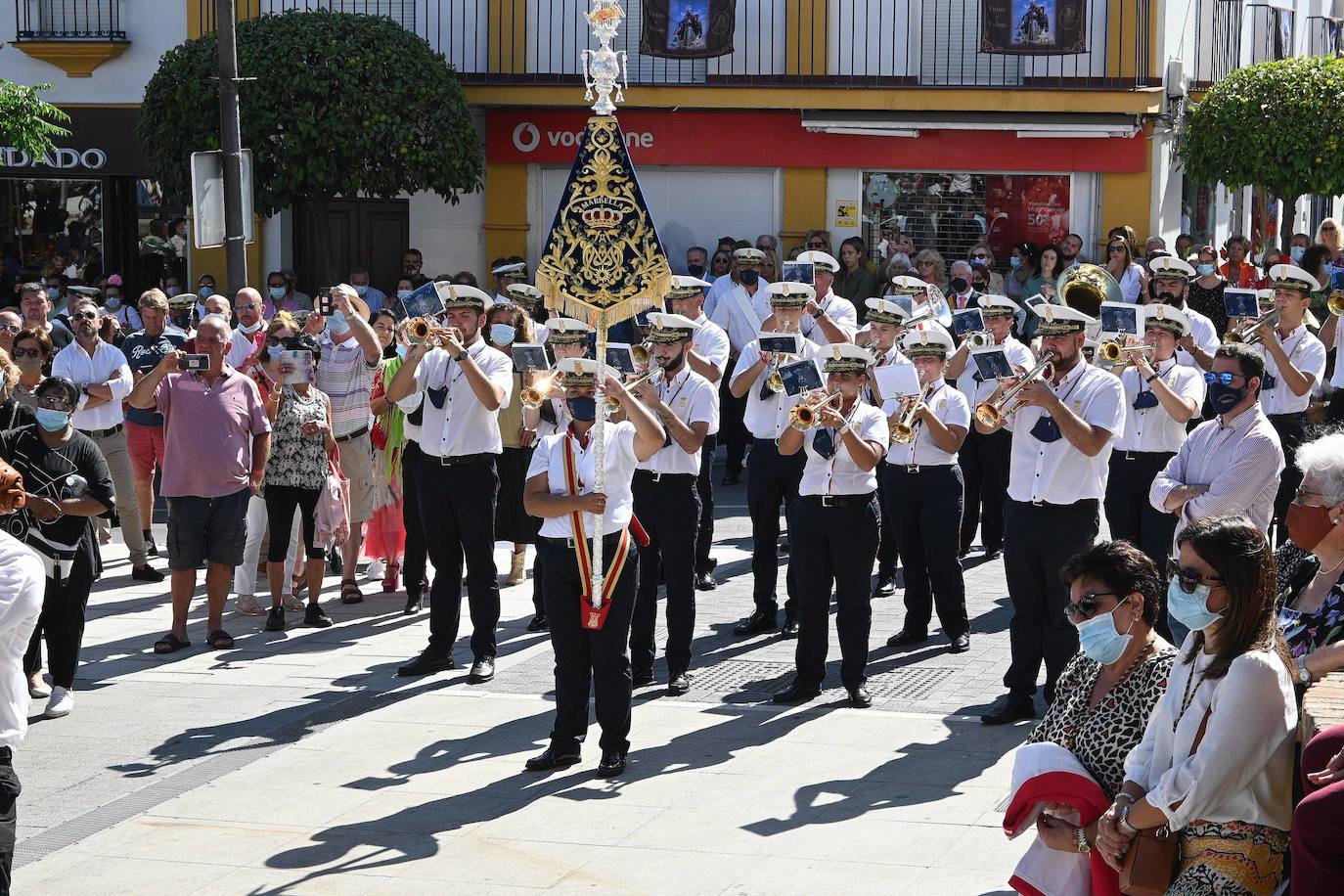 Procesión de San Pedro por las calles de Marbella. 