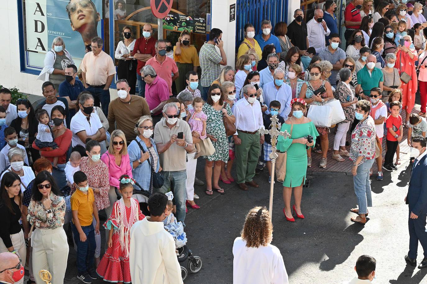 Procesión de San Pedro por las calles de Marbella. 