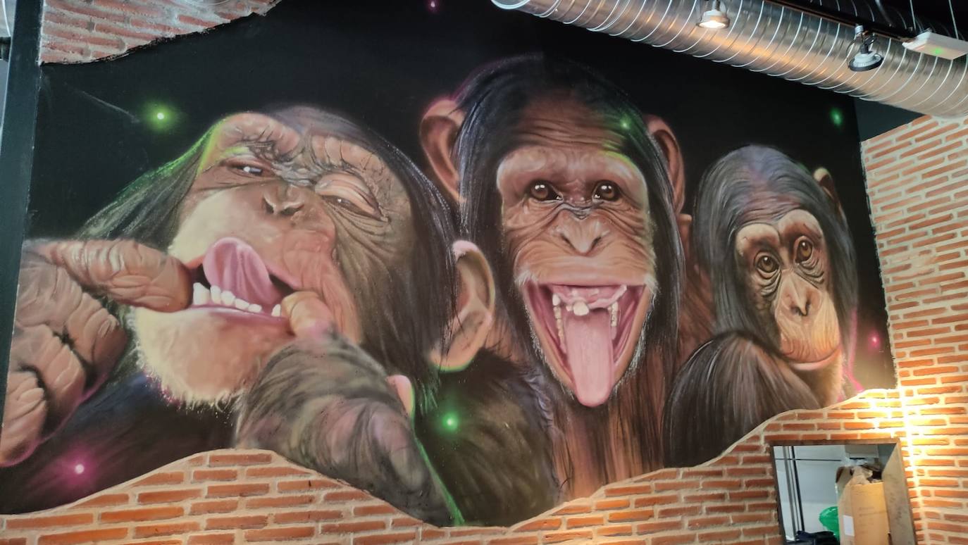 Murales del artista Nesui SRC en Málaga