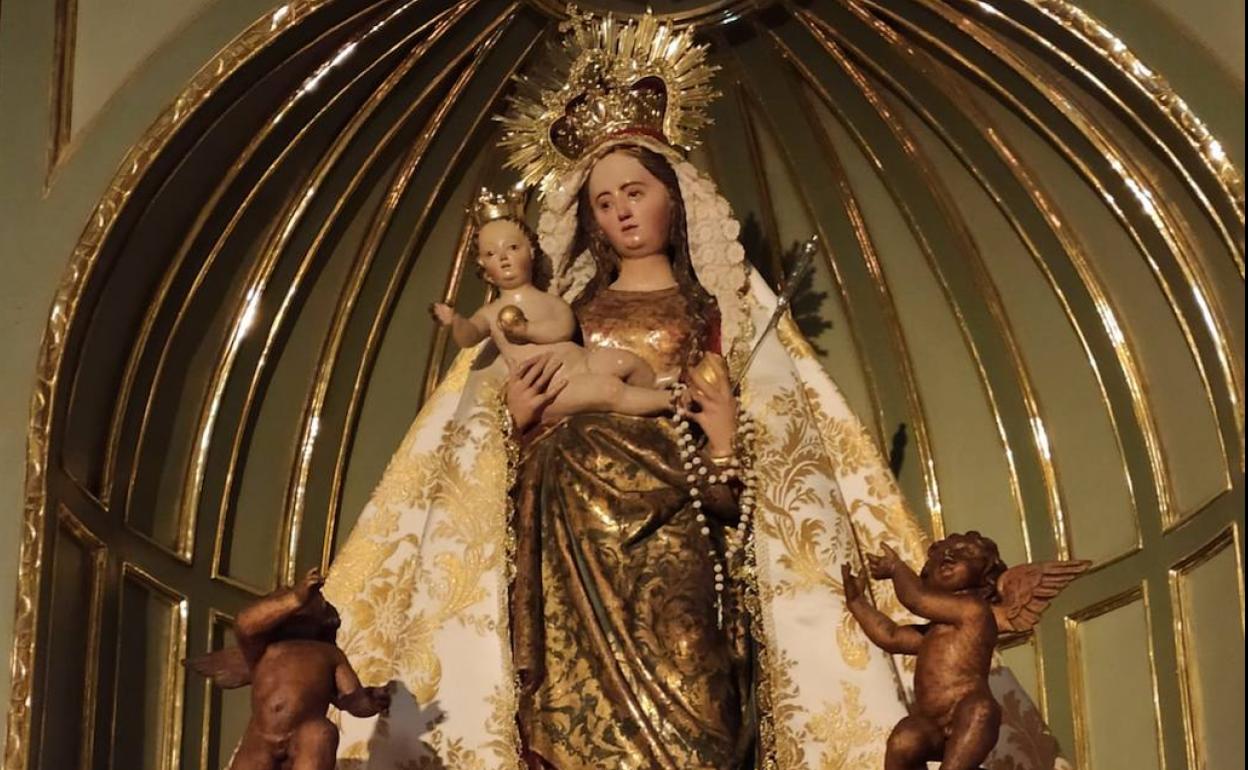 Virgen de los Reyes de la Catedral de Málaga. 