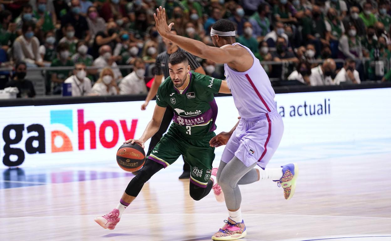 Jaime Fernández, en el duelo de este domingo. 