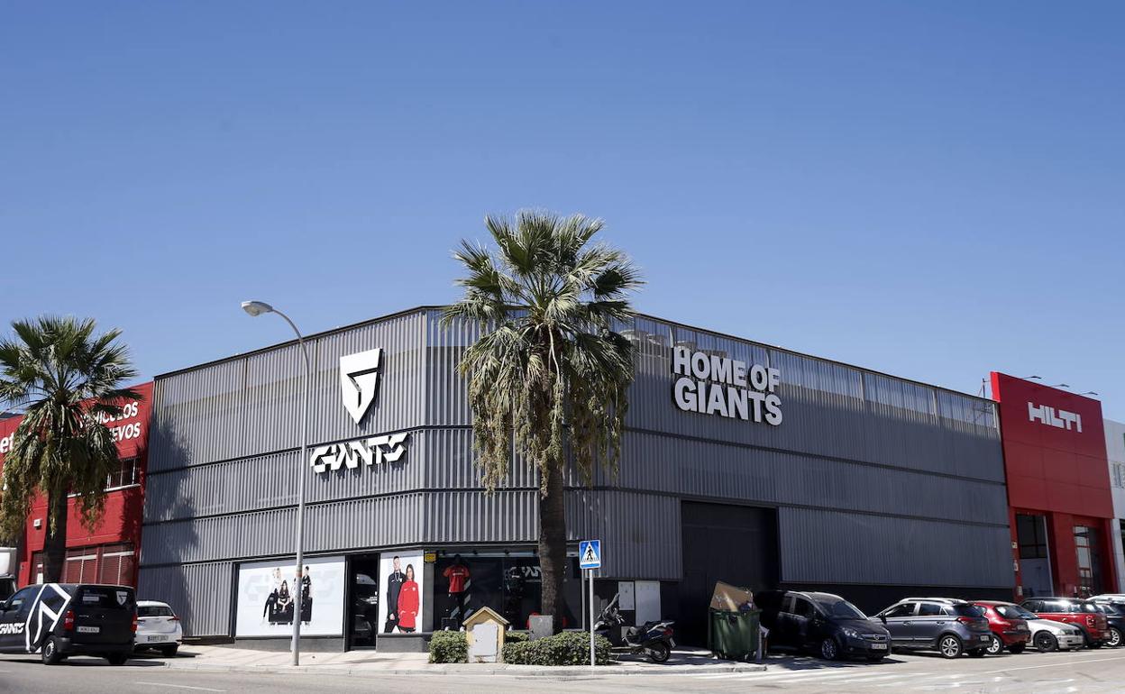 Exterior de la sede de Vodafone Giants. 