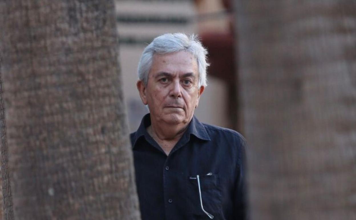 Cobo, ayer en la plaza de la Constitución. 