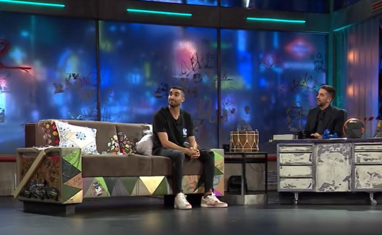 Jaime Fernández y David Broncano durante un momento de la entrevista en el programa de anoche. 