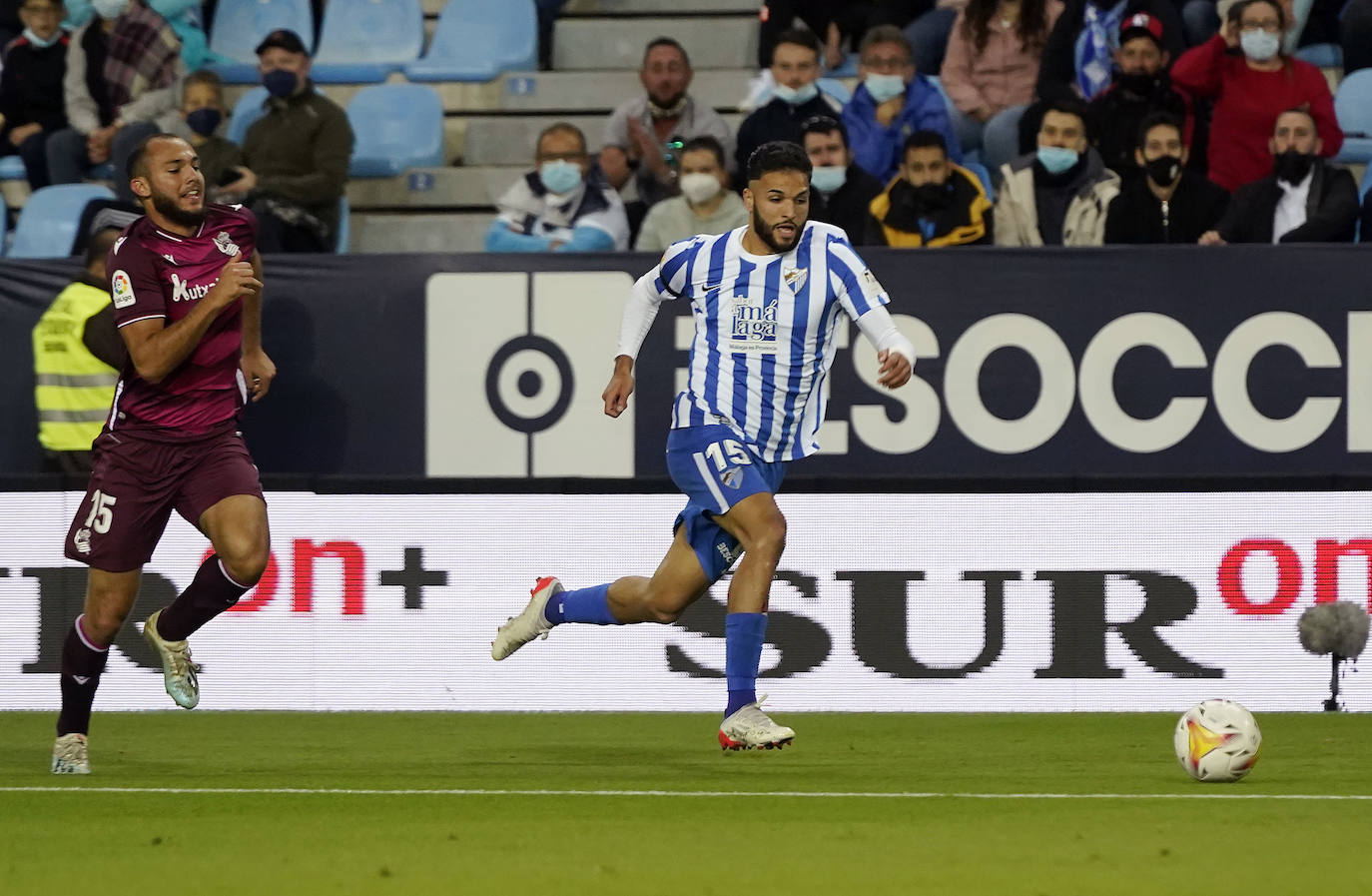 La Rosaleda volvió a mostrar un buen ambiente 