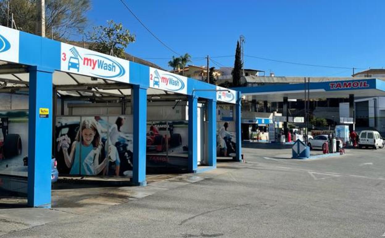 Gasolinera de Rincón de la Victoria donde sucedieron los hechos. 