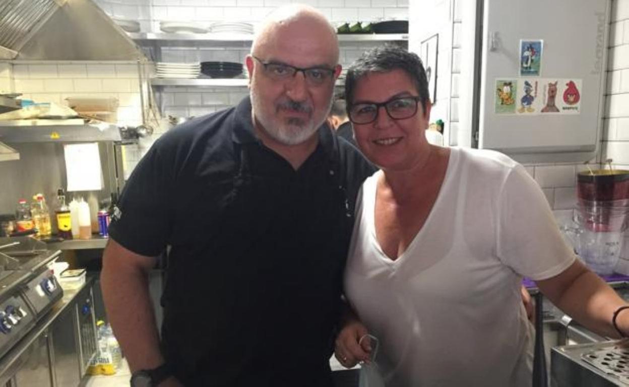 Pablo Caballero y Cristina Socorro. sur