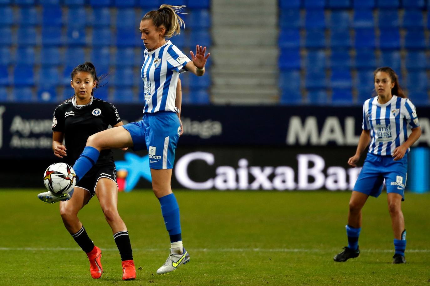 El Málaga gana al Zaragoza en la Copa de la Reina