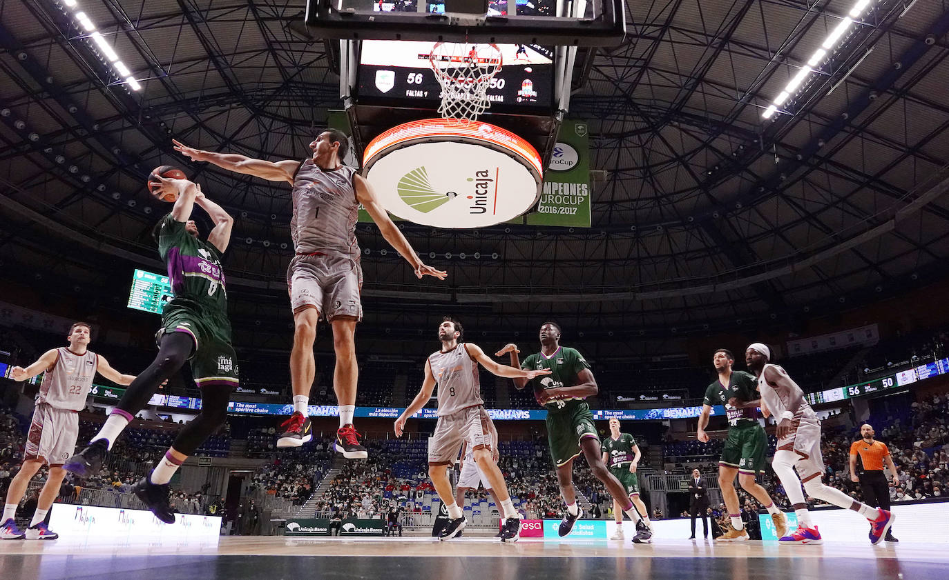 Victoria importante del Unicaja en casa ante el Hereda San Pablo Burgos. 