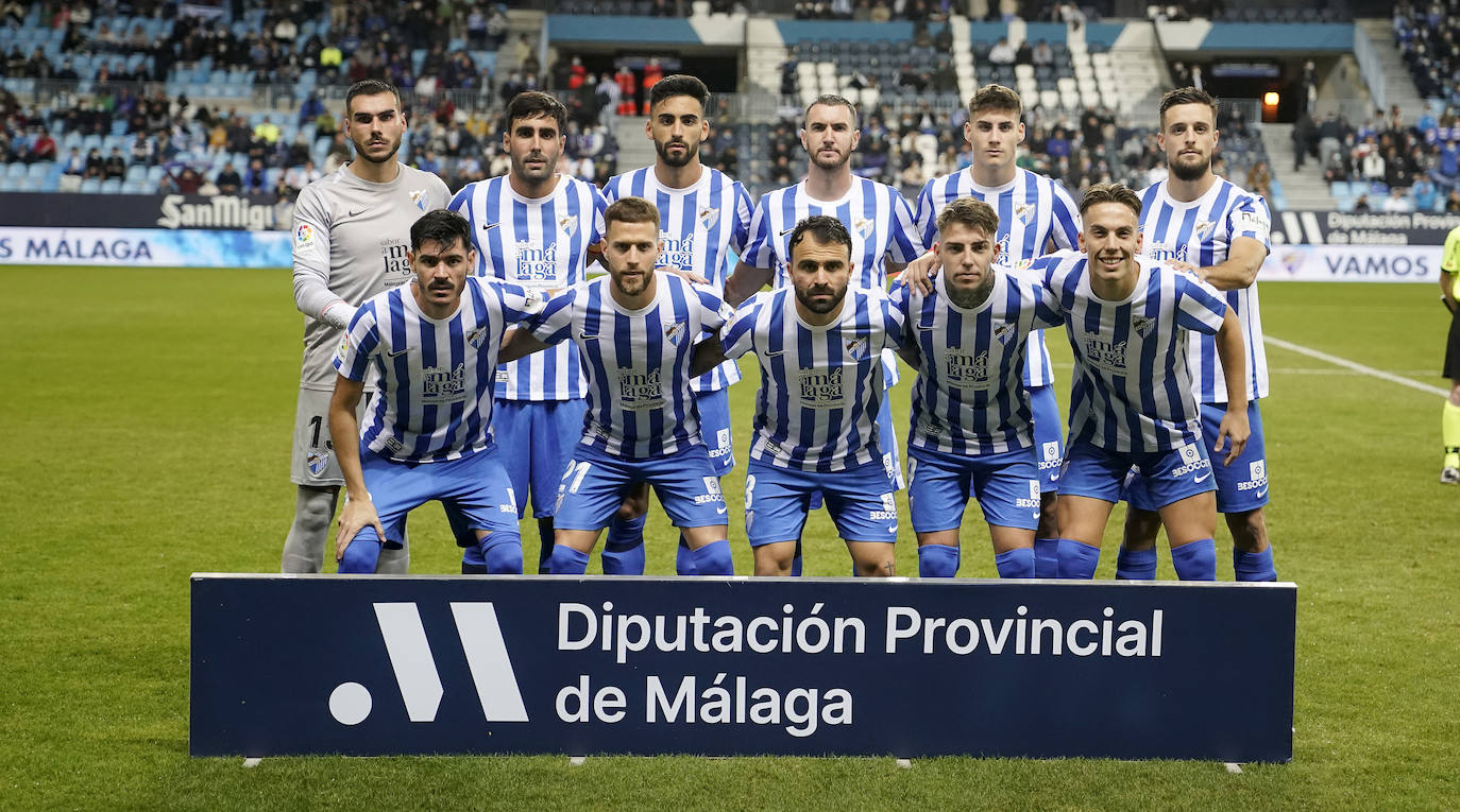 El Málaga se adelantó en el marcador con un gol de penalti 