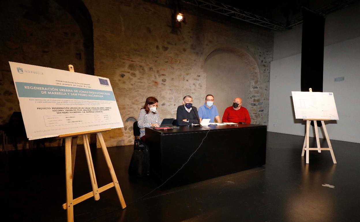 El teniente alcalde de San Pedro, Javier García, ha presentado el proyecto de remodelación. 