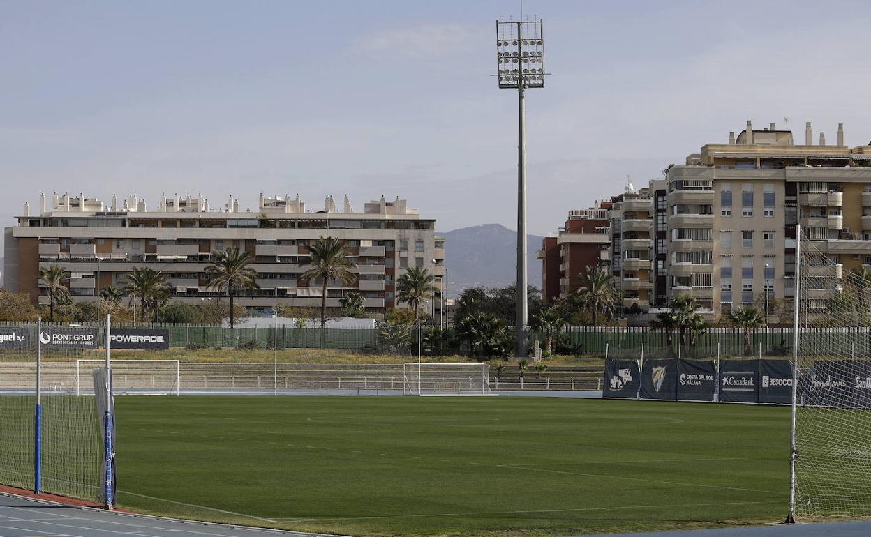 Estadio de atletismo Ciudad de Málaga. 