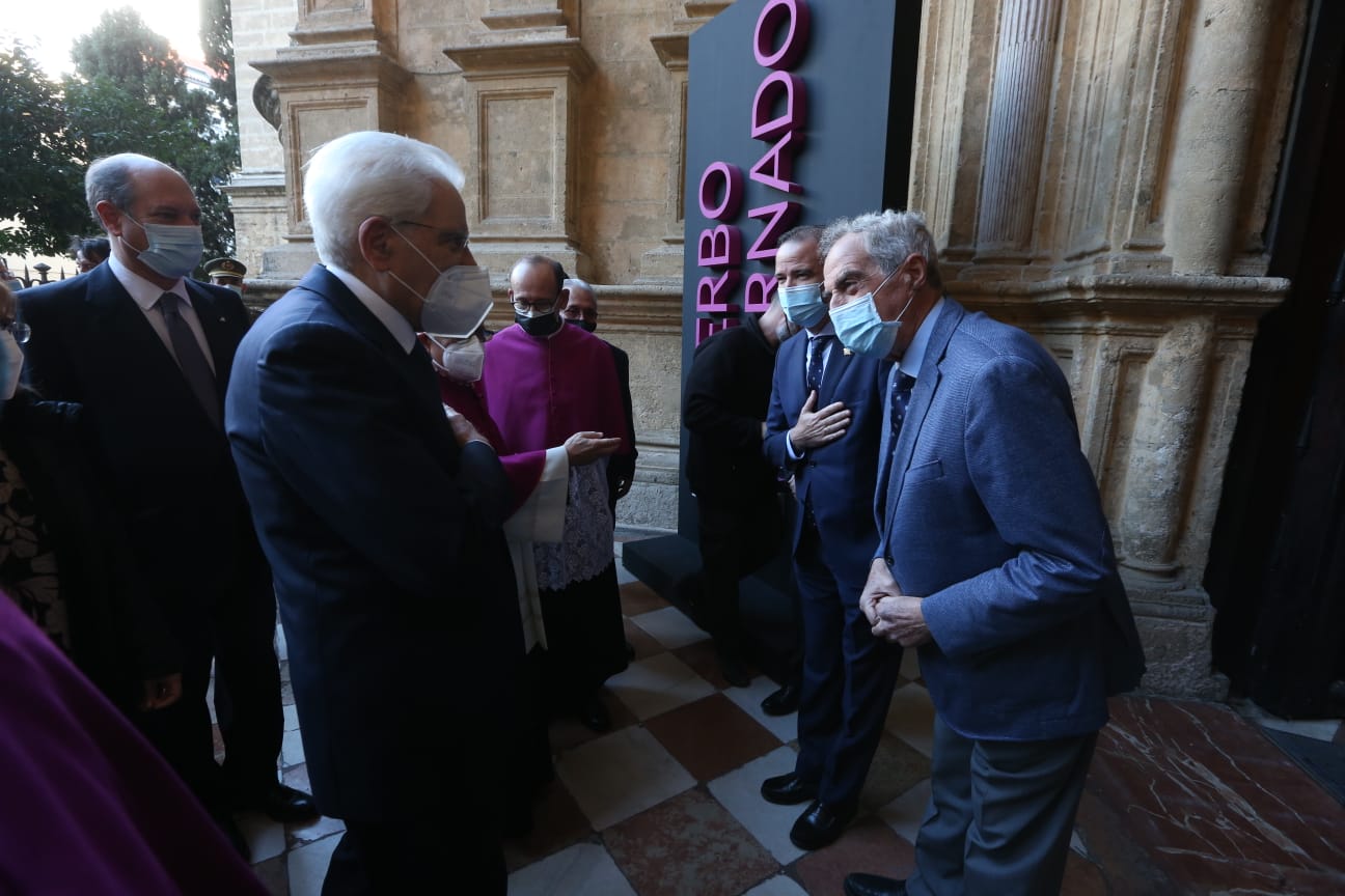 Fotos: El presidente de la República italiana, Sergio Mattarella, durante su visita a Málaga