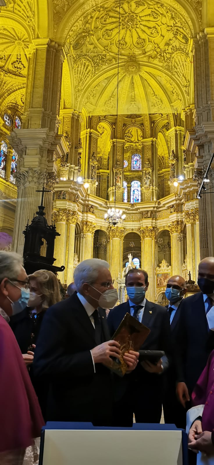 Fotos: El presidente de la República italiana, Sergio Mattarella, durante su visita a Málaga