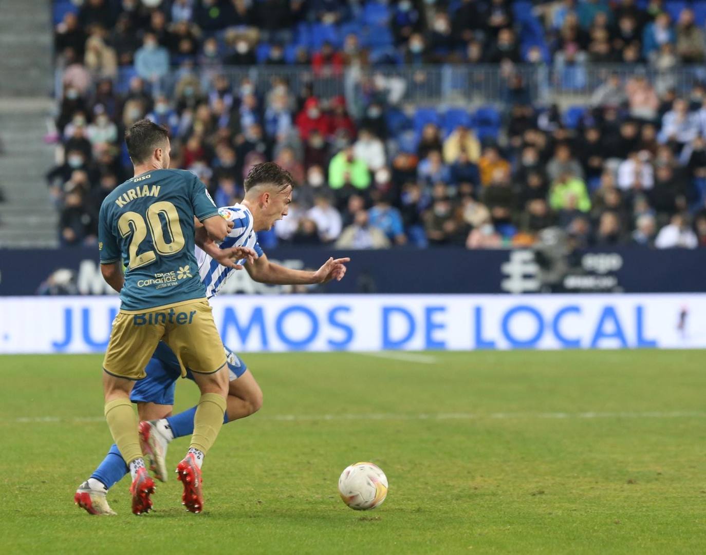 La Rosaleda registró la mejor entrada de la temporada 
