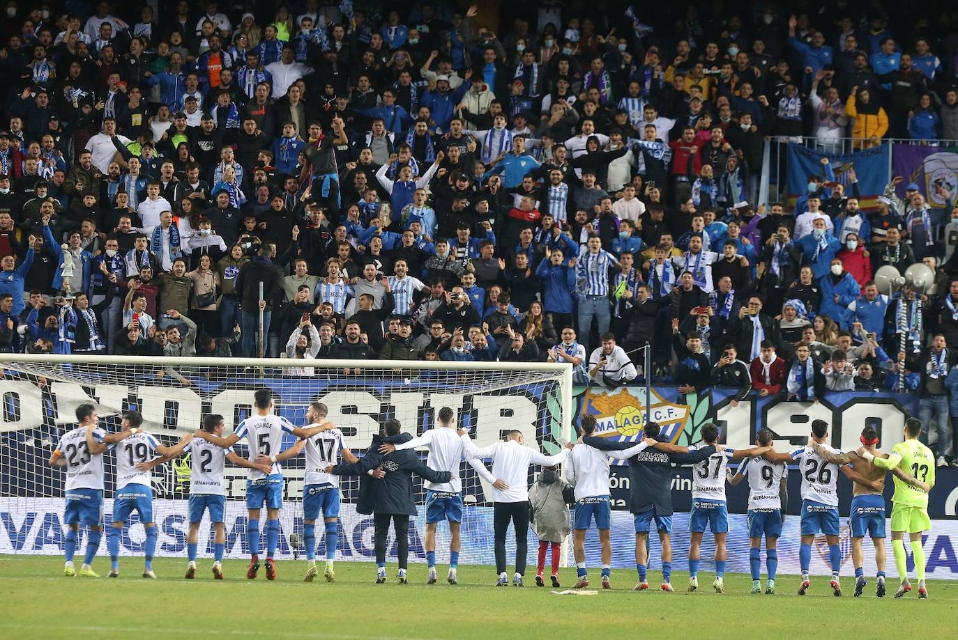 La Rosaleda registró la mejor entrada de la temporada 