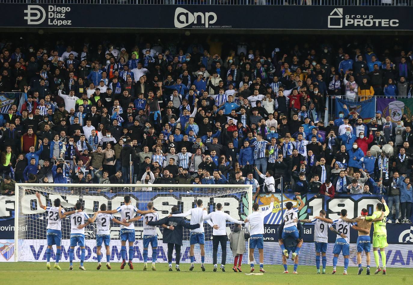 La Rosaleda registró la mejor entrada de la temporada 