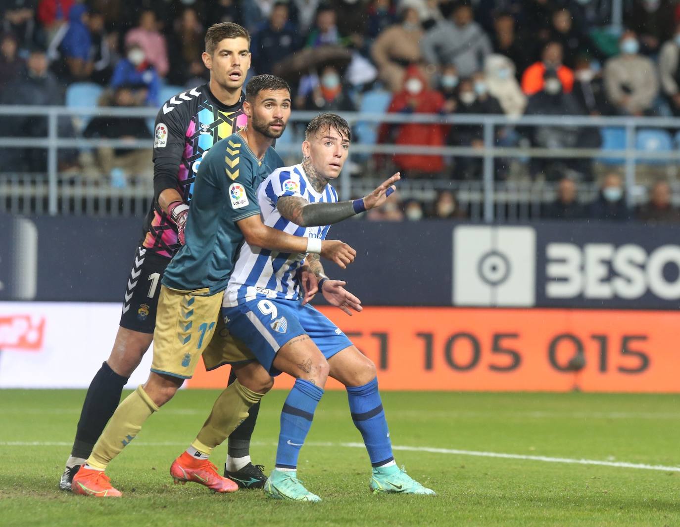 La Rosaleda registró la mejor entrada de la temporada 