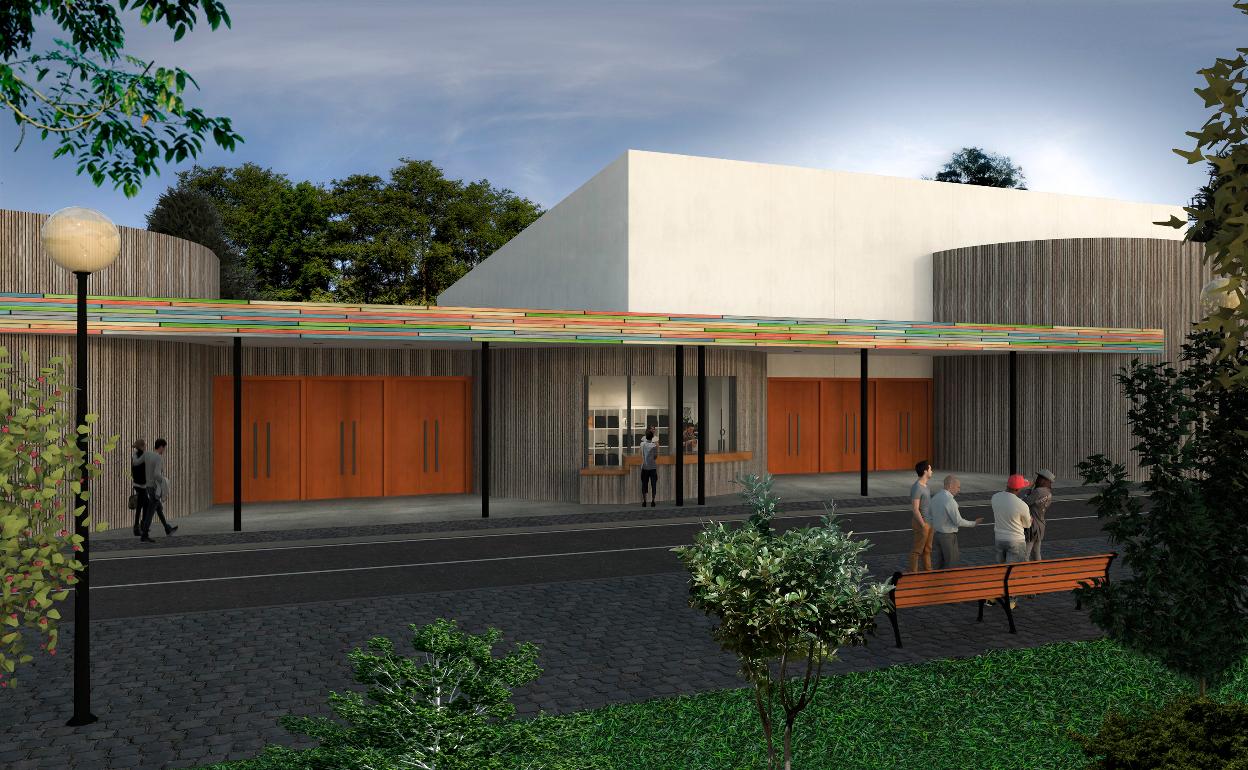 Recreación del futuro espacio multiescénico.