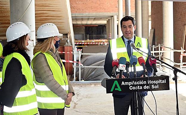 Juanma Moreno, en Marbella. 