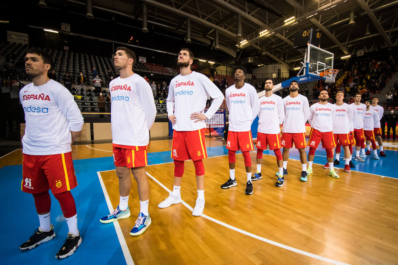 Fotos: Los internacionales del Unicaja, en la victoria ante Macedonia