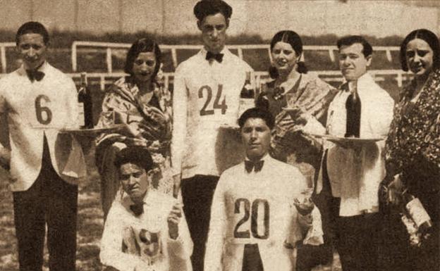 Los cinco primeros clasificados en 1933.