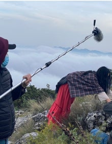 Imagen secundaria 2 - Momentos del rodaje en Yunquera.