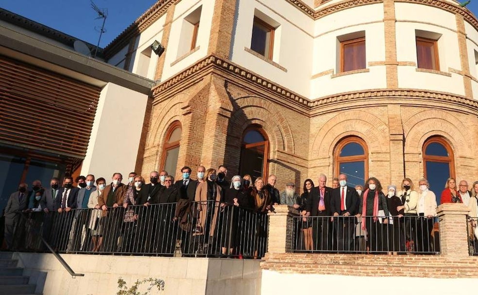 Participantes el almuerzo celebrado este viernes en la Casa Diocesana San Manuel González. 