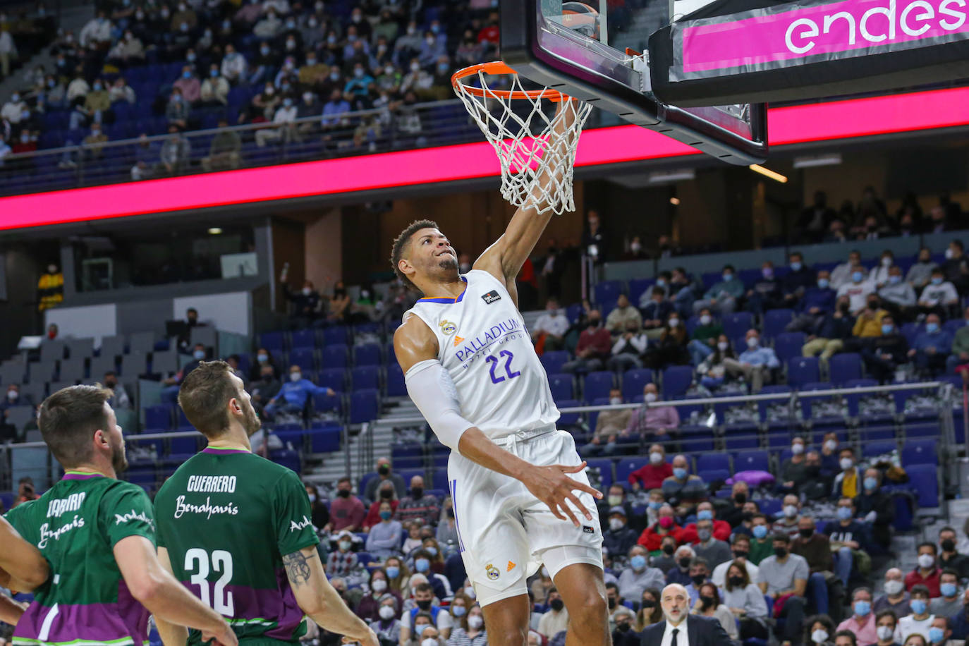 Derrota del Unicaja en la cancha del Real Madrid.