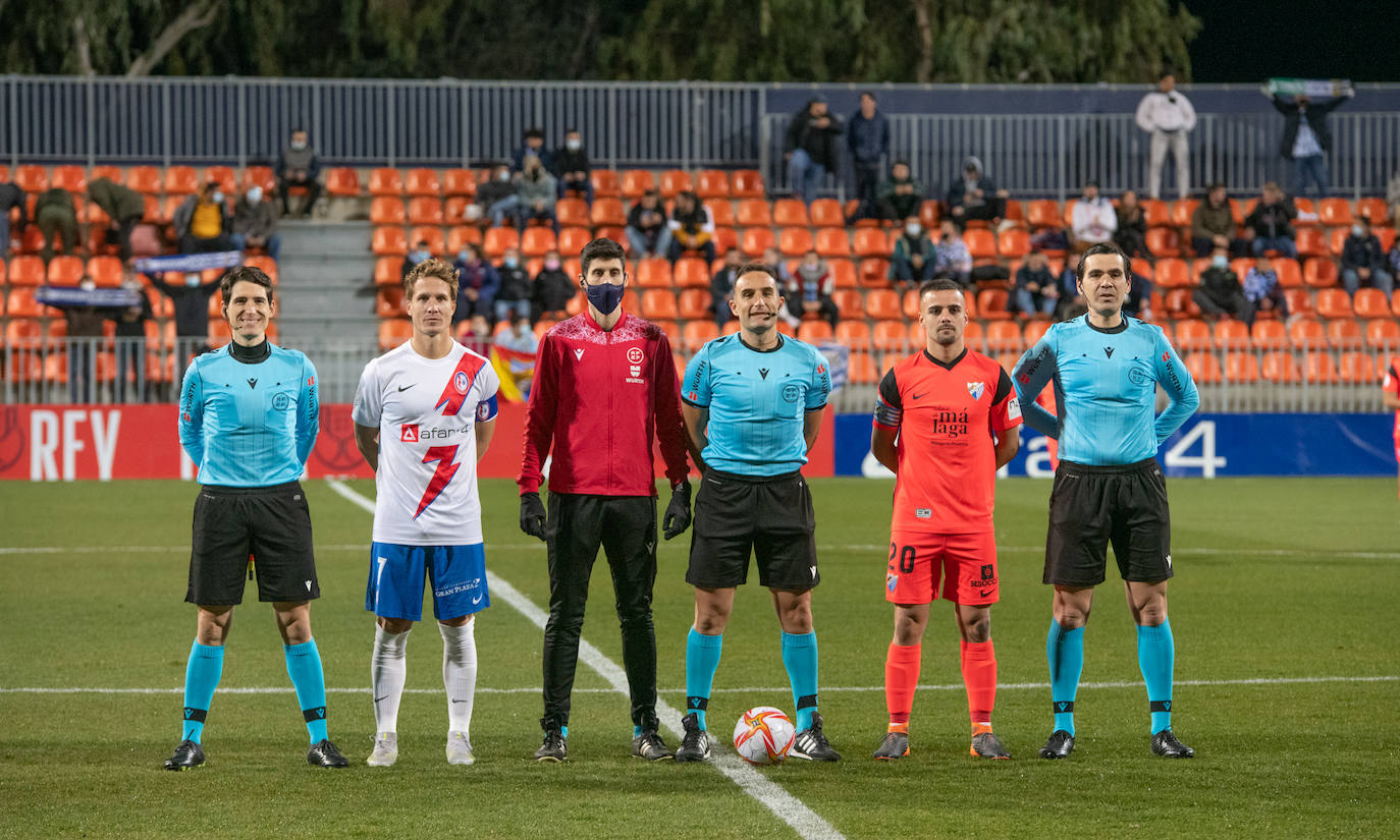 El Málaga cayó ante el Rayo Majadahonda (1-0) 