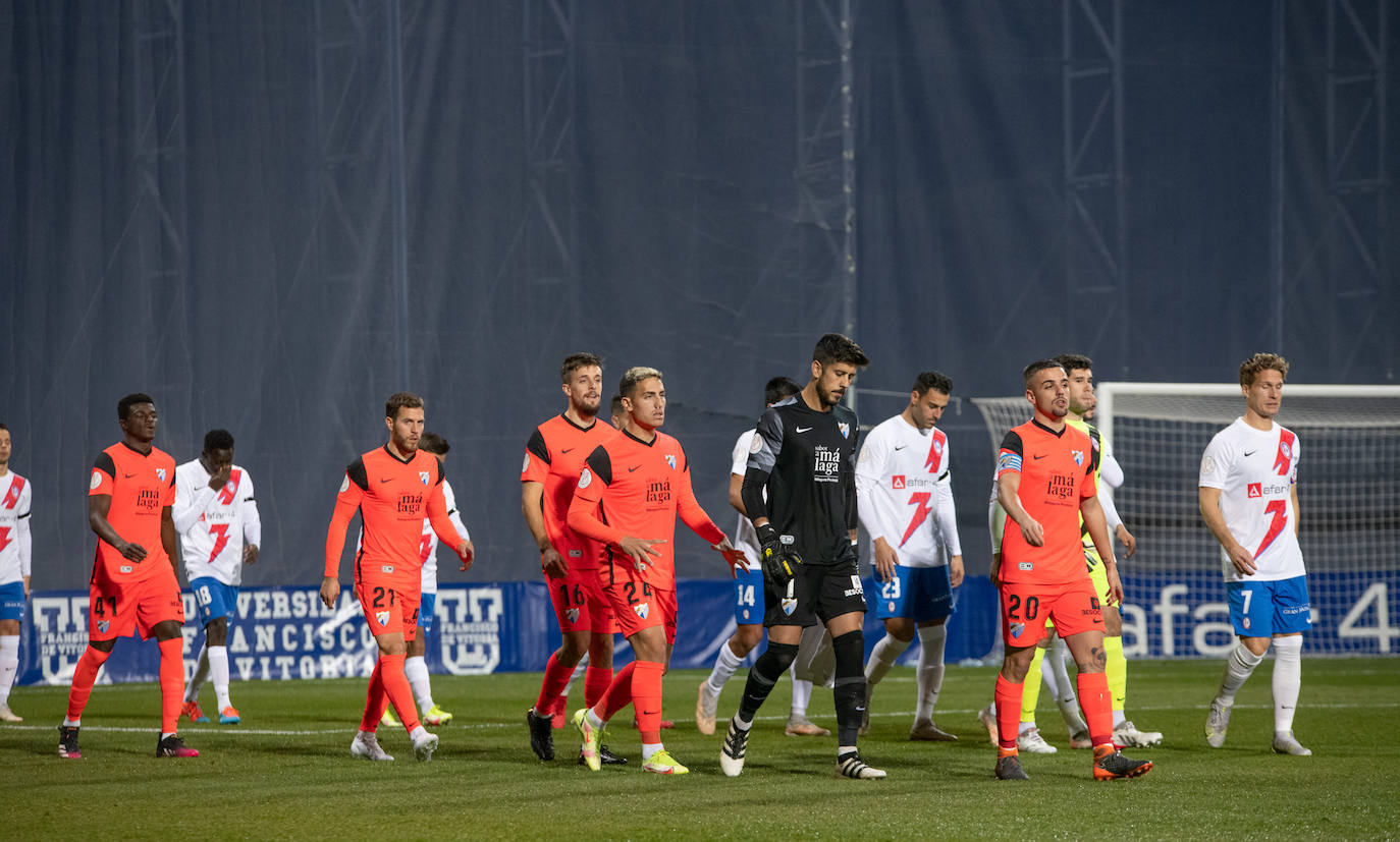 El Málaga cayó ante el Rayo Majadahonda (1-0) 