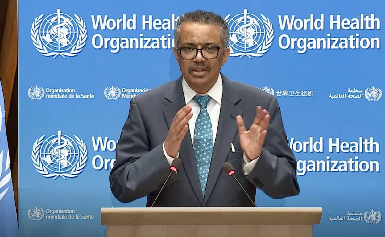 Imagen de archivo de Tedros Adhanom, director general de la OMS.