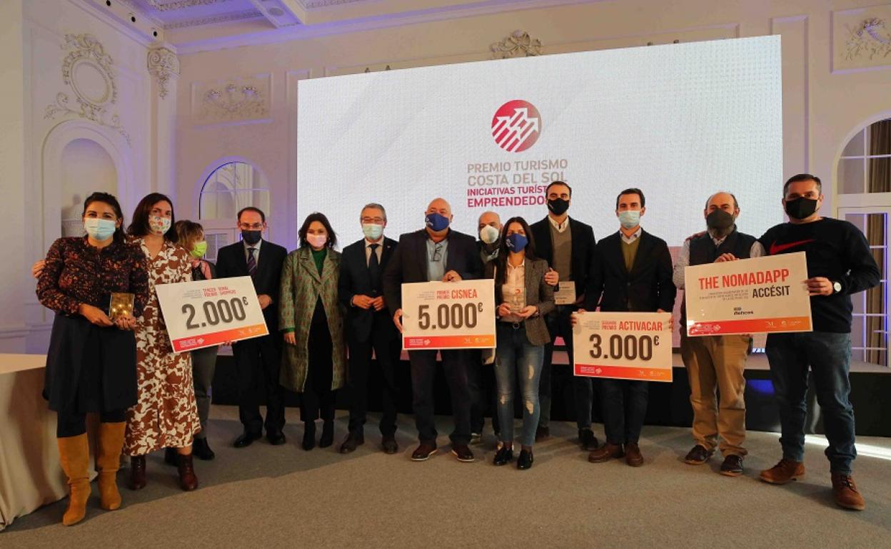 Participantes de la última edición y ganadores del premio al emprendimiento. 