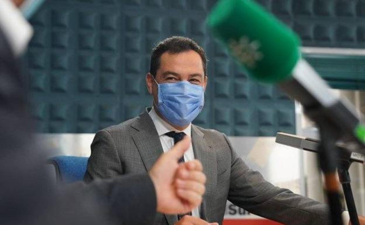 Coronavirus Andalucía: Juanma Moreno alerta de un posible «efecto dominó» por la vuelta a las restricciones en otras comunidades