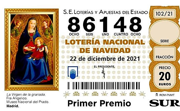 Lotería de Navidad 2021: El 86.148, el 'Gordo' del sorteo, dotado con 4.000.000 euros a la serie, riega la Estación de Atocha de Madrid y va a Las Palmas