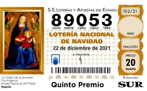 Lotería de Navidad 2021: El 89.109, último quinto premio del sorteo, muy repartido, riega Avilés, Azkoitia y Madrid