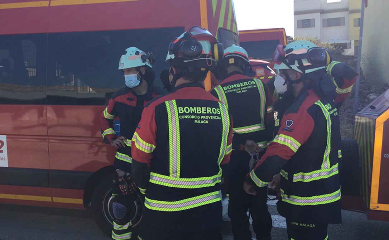 Imagen de archivo de efectivos del Consorcio Provincial de Bomberos.