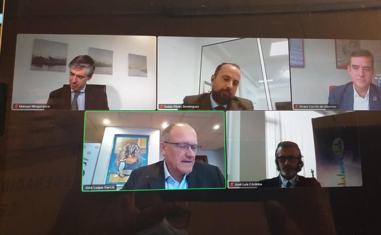 Profesionales del turismo que han participado en un foro virtual organizado por la CEA. 