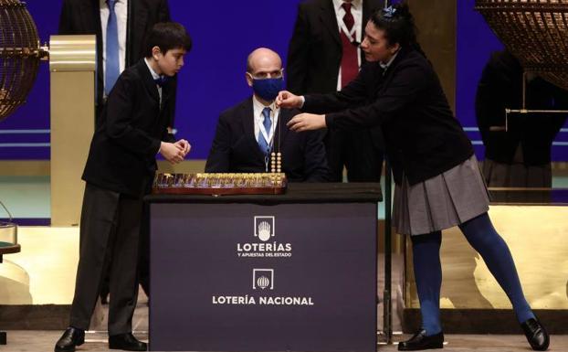 Un momento del Sorteo de la Lotería de Navidad 2021.