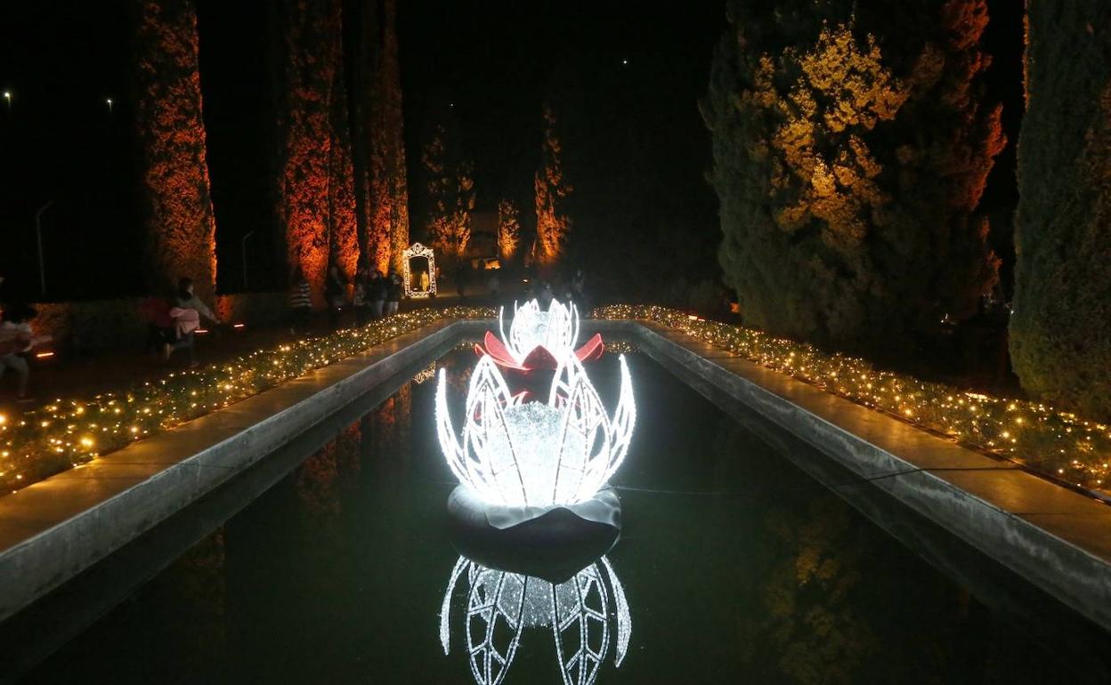 El espectáculo 'Luces en el Botánico' continúa hasta el 9 de enero en La Concepción. 