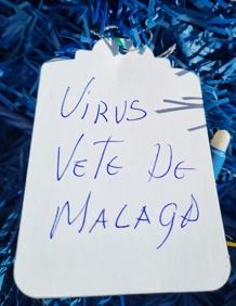Imagen secundaria 2 - Algunos de los buenos deseos colgados por malagueños solidarios