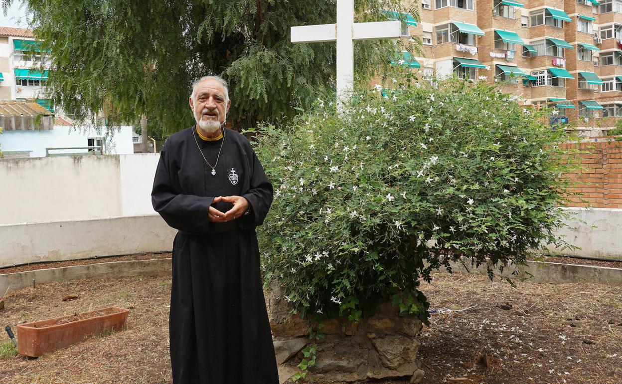 El padre Cacho, durante su visita en Málaga el pasado mes de septiembre