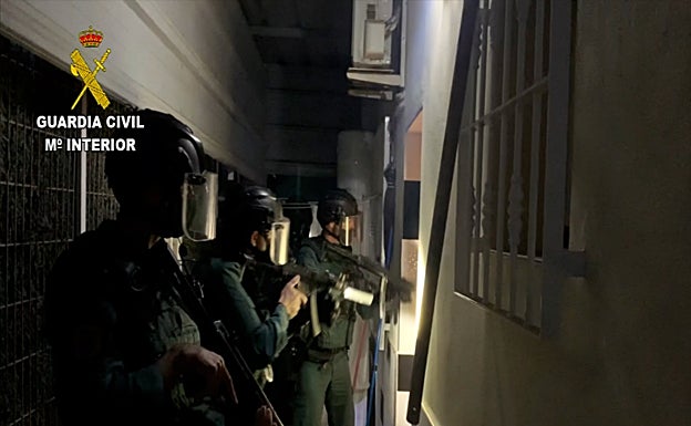 Imagen de uno de los registros realizados por los agentes del Instituto Armado. 