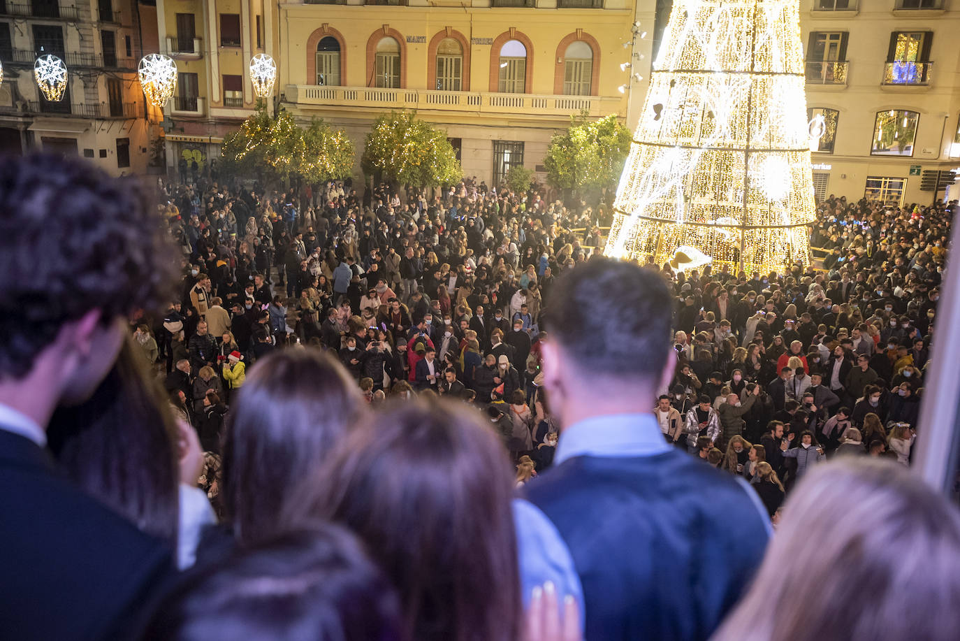 Fotos: Una Nochevieja malagueña marcada por Ómicron: así despidió Málaga el 2021