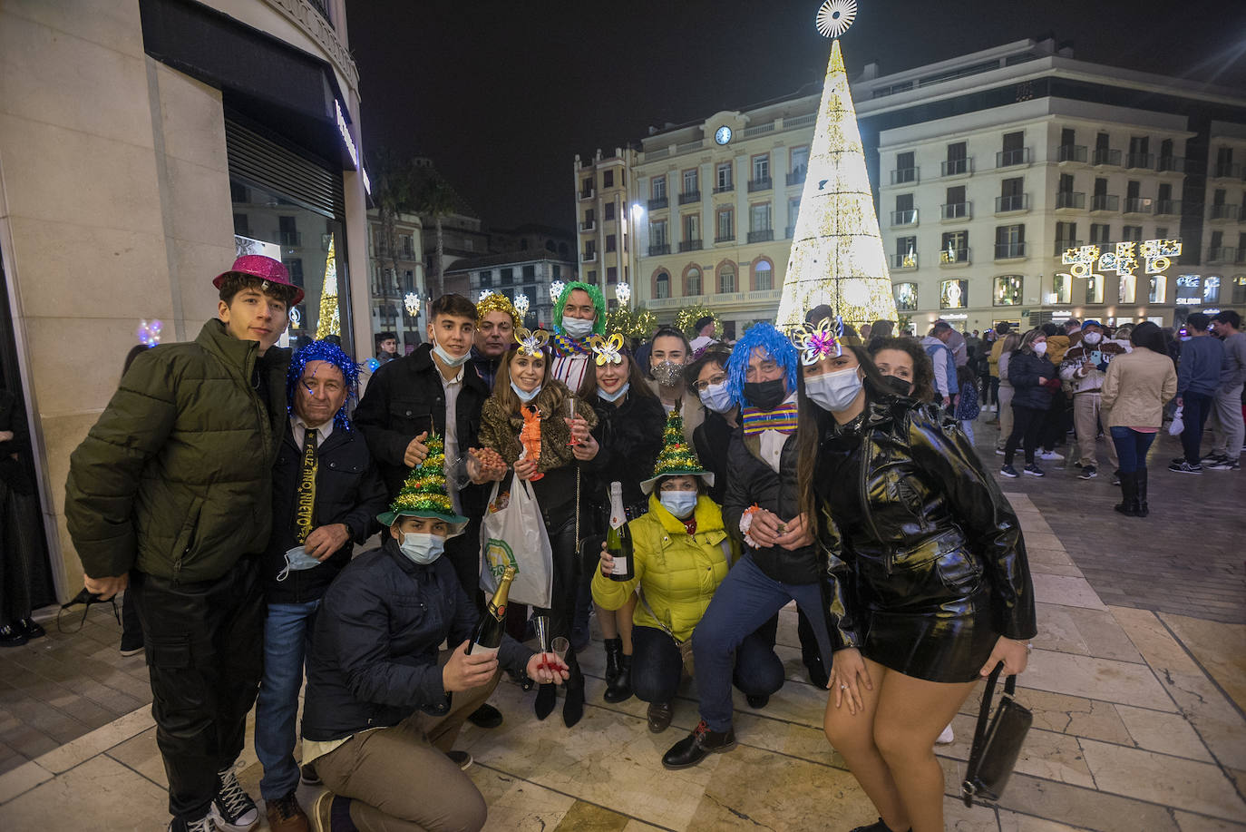 Fotos: Una Nochevieja malagueña marcada por Ómicron: así despidió Málaga el 2021