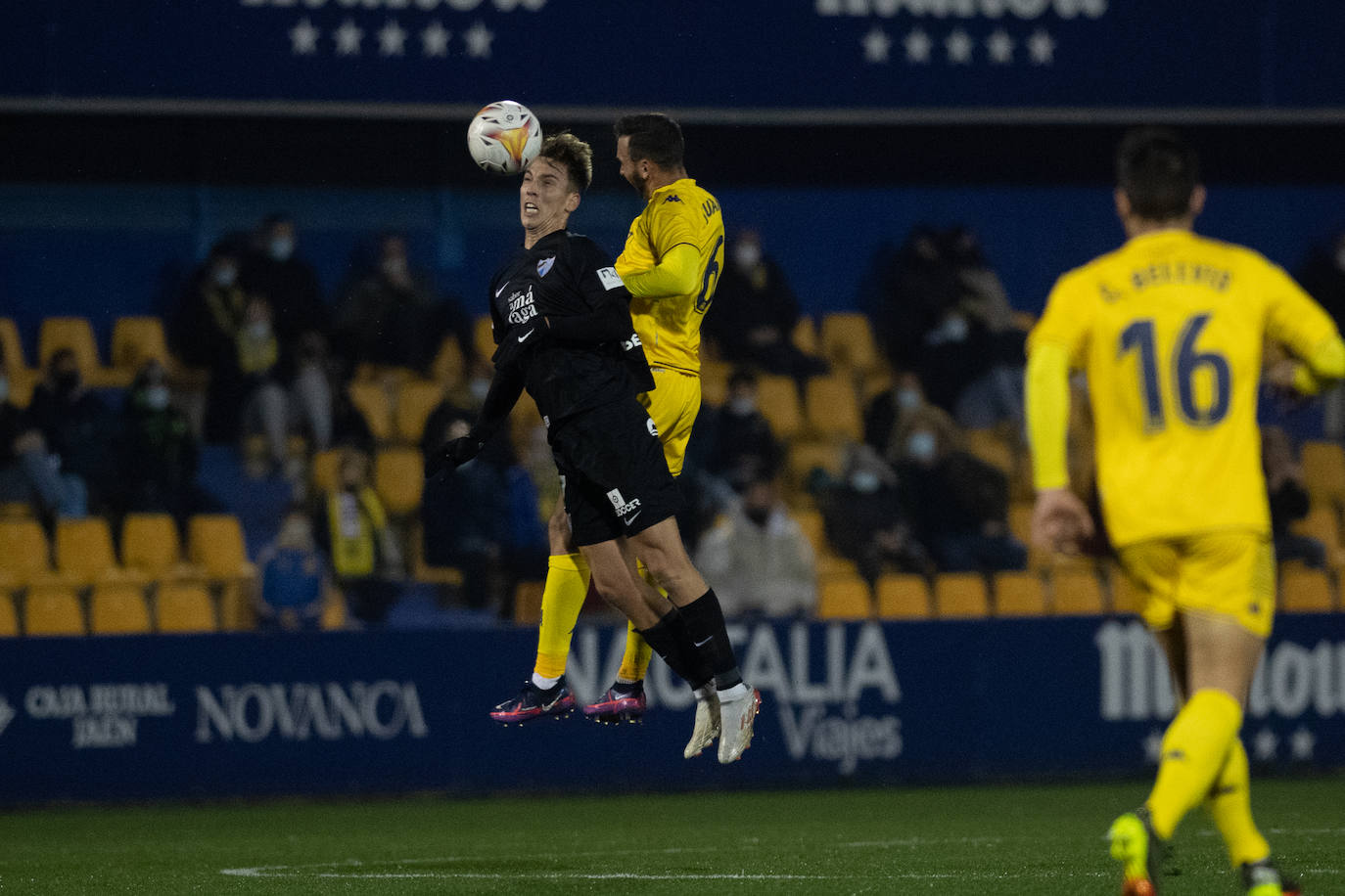 El Málaga abrió el marcador en la recta final del partido 