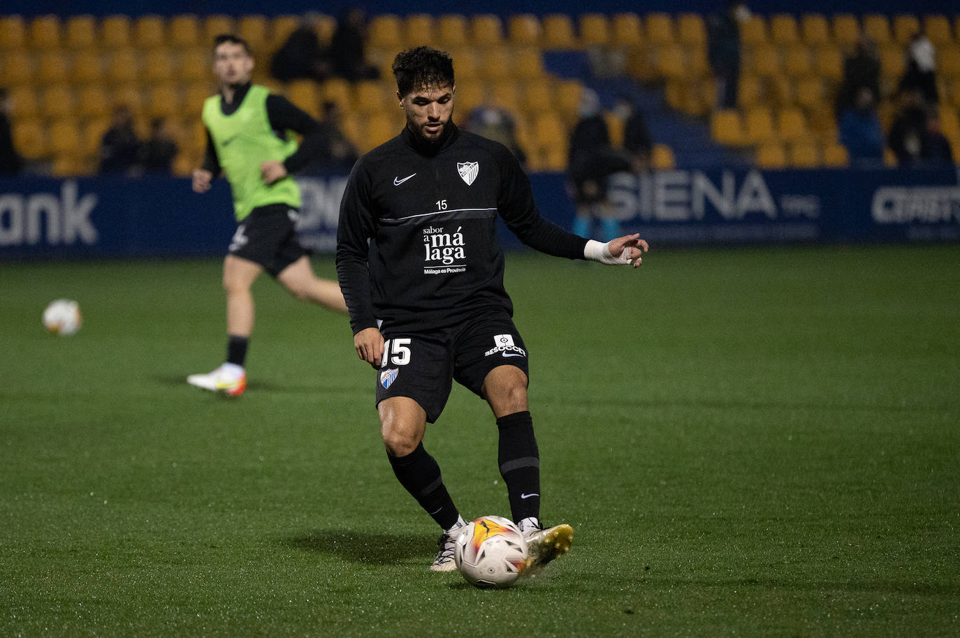 El Málaga abrió el marcador en la recta final del partido 